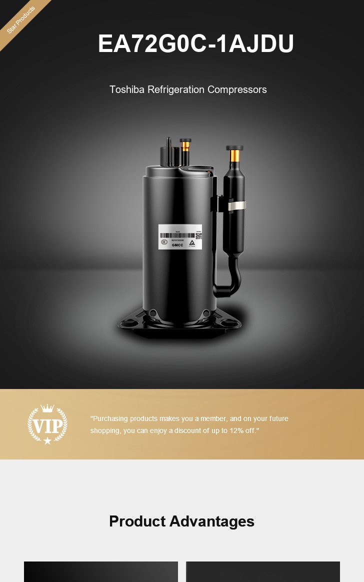 Toshiba Compressor EA72G0C-1AJDU, technical parameters pdf, structure diagram